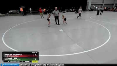 48-52 lbs 5th Place Match - Madilyn McHawes, Moyer Elite Wrestling vs Lilliana Linn, Viking Wrestling Club (IA)