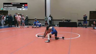 100 lbs Cons. Semis - Ronin Barro, Elite Wrestling Academy vs Troy Plankenhorn, Warhawks Wrestling