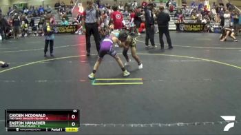 65 lbs Finals (8 Team) - Easton Hamacher, Untouchables Black vs Cayden McDonald, The Funky Singlets Yellow