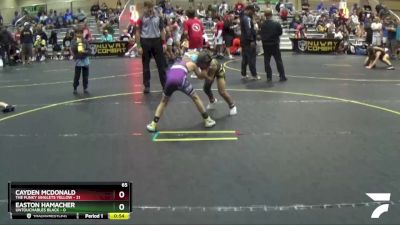 65 lbs Finals (8 Team) - Easton Hamacher, Untouchables Black vs Cayden McDonald, The Funky Singlets Yellow