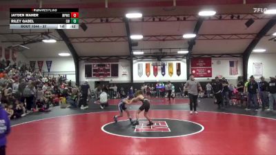 37 lbs Semifinal - Riley Gabel, CHAMPIONS WC vs Jayden Maher, Mount Pleasant Wrestling Club