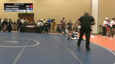 80 lbs Semis - Logan Vallalla, Mat Assassins vs Rocco Creazzo, Grit Mat Club