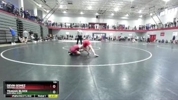 133 lbs Champ. Round 2 - Teagan Block, Northern State vs Devin Gomez, Western Colorado