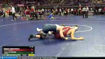 1 lbs Quarterfinal - Tate Entriken, Hudson vs Brent Greenfield, South Hamilton