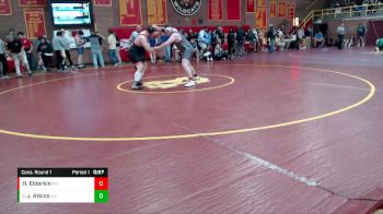 285 lbs Cons. Round 1 - Joe Atkins, New Albany vs Hunter Elderkin, Mt. Vernon