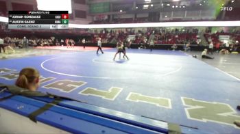 144 lbs Cons. Round 2 - Josiah Gonzalez, Caldwell vs Austin Saenz, Kuna