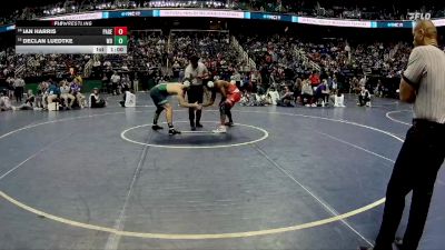 4A 175 lbs Cons. Round 2 - Declan Luedtke, Weddington High School vs Ian Harris, Page High School