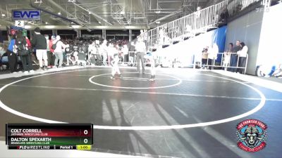 49 lbs Quarterfinal - Dalton Spexarth, Brawlers Wrestling Club vs Colt Correll, Jayhawk Wrestling Club