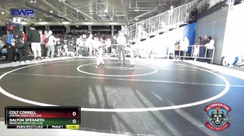 49 lbs Quarterfinal - Dalton Spexarth, Brawlers Wrestling Club vs Colt Correll, Jayhawk Wrestling Club