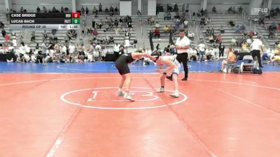 126 lbs Round Of 32 - Case Bridge, Indiana Outlaws Black - HSB vs Lucas Bach, Patton Trained Blue - HSB