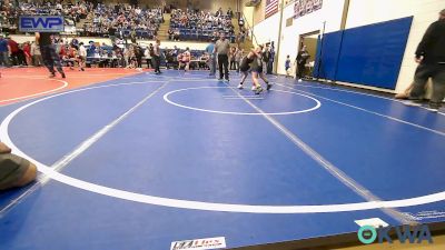 85 lbs Consi Of 4 - Kreed Kelly, Wyandotte Youth Wrestling vs Elias Ellison, Vinita Kids Wrestling