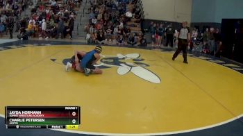 90 lbs Round 1 - Charlie Petersen, Austin vs Jayda Hormann, Summit Wrestling Academy