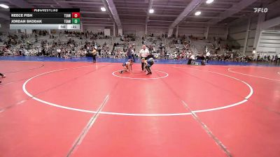 75 lbs Round Of 16 - Reece Fish, Team Barracuda Elem vs Jordan Skodak, Team Michigan
