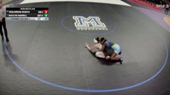 Champ. Round 1 - Kaylyn Harrill, Omaha Skutt Catholic Girls vs Taelorrae Busch, Omaha Concordia Girls