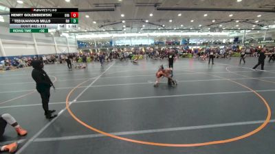 113 lbs Champ. Round 2 - Henry Golembiewski, Unattached vs Teequavious Mills, Roundtree Wrestling