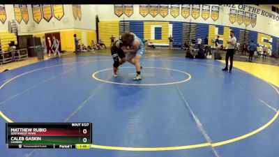 215 Gold 1st Place Match - Matthew Rubio, Southwest Miami vs Caleb Gaskin, Camden