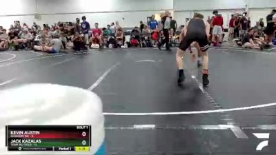 132 lbs Finals (2 Team) - Kevin Austin, Glasgow WA vs Jack Kazalas, Team 302 Gold