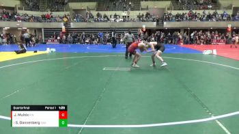 130 lbs Quarterfinal - Sawyer Dannenberg, Sarbacker Wrestling Academy vs Jack Mulnix, Ringers