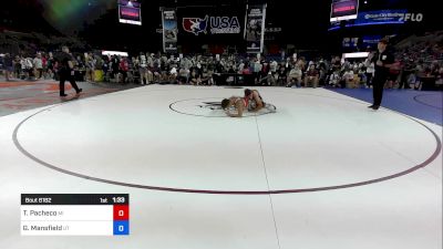 150 lbs Cons 64 #1 - Tobias Pacheco, MI vs George Mansfield, UT