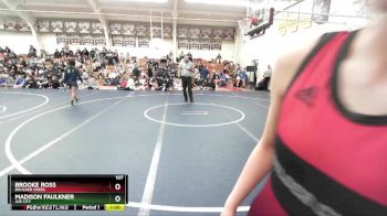 107 lbs Cons. Round 2 - Madison Faulkner, Joe City vs Brooke Ross, Boulder Creek