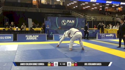 Joel Benjamin Garza vs James Edilson Gomez Correa 2026 Pan Jiu Jitsu IBJJF Championship