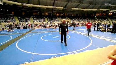 64-70 lbs Rr Rnd 2 - Carson Huffman, Fort Gibson Youth Wrestling vs Jayden Cannon, Blue T McLain