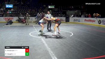 145 lbs Quarterfinal - Olson Anderson, Orting vs Robby Vaughn, Chiawana