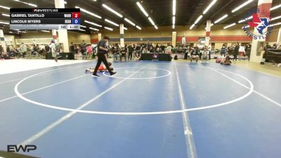 56 lbs Semifinal - Gabriel Tantillo, Warrior Trained Wrestling vs Lincoln Myers, Dead Shot Wrestling Club