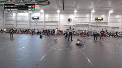 76 lbs Round 5 (8 Team) - Ethan Mitrisin, SHWA vs Wyatt Ballay, CrossRoads Wrestling