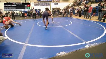 119 lbs Consi Of 4 - Jeremiah Russell, Bartlesville Wrestling Club vs Mikey Torrone, Vinita Kids Wrestling