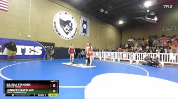 135 lbs Quarterfinal - Jennifer Ratzlaff, Liberty (Bakersfield) vs Liliana Standen, Matilda Torres