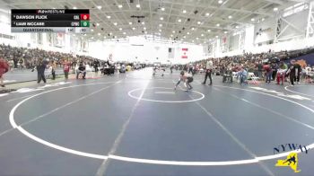 80 lbs Quarterfinal - Dawson Flick, Club Not Listed vs Liam McCabe, Columbia Youth Wrestling Club