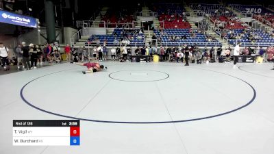 144 lbs Rnd Of 128 - Tripp Vigil, WY vs Will Burchard, KS