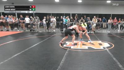 175 lbs Consi Of 32 #1 - Liam Costa, PA vs Lukas Wolf, MD