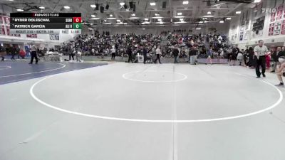 Boys 106 lbs Quarterfinal - Patrick Garcia, Alisal Boys vs Ryder Doleschal, Serra Boys