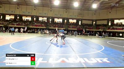 165 lbs Round Of 32 - Peter Snyder, Blair Academy vs Bo Sulc, Gonzaga College High School