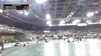 115 lbs Semifinal - Tabitha Montez, Central Catholic vs Kinzie Williams, American Falls