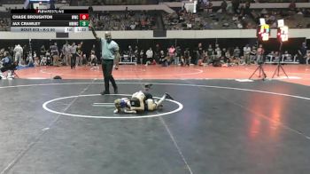 K-2 60 Round 3 - Chase Broughton, Williamsburg Wrestling Club vs Jax Crawley, Midlothian Miners Wrestling Cl