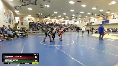 190 lbs Champ. Round 2 - Jeremiah Cuahuey, Indio vs Deon Upshaw, San Gorgonio