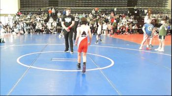 61 lbs Rr Rnd 5 - Declan Anastasoff, Smitty's Barn Red - ESC vs Willy Moreau, DoughBoy WC - ESC