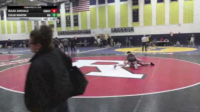 133 lbs Final - Isaak Arevalo, USMAPS/Army Prep vs Colin Martin, Unattached