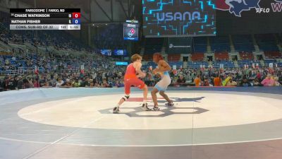 113 lbs Cons. Sub-rd Of 32 - Chase Watkinson, IA vs Nathan Fisher, IL