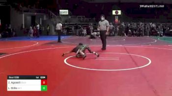 46 lbs Semifinal - Zander King Agcaoili, Gold Rush vs Landyn Stills, Battle Born Wr Ac