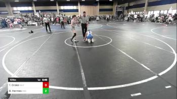 101 lbs Consi Of 8 #2 - Taylor Drake, Southern Idaho Wr Acd vs Braylin Hermes, Cwc