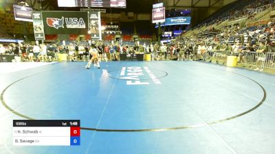 106 lbs Rnd Of 64 - Hendrix Schwab, IA vs Blackburn Savage, OH