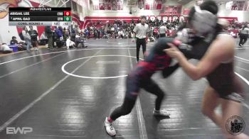 130 lbs Cons. Round 4 - Abigail Lee, Lynbrook vs April Gao, St Francis