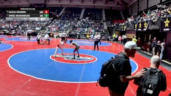 105 lbs Champ. Round 1 - Ariel McDanieles, Shiloh vs Alicia Rogers, Gainesville