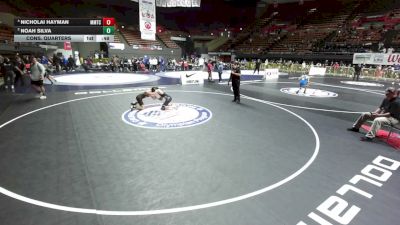 110 lbs Cons. Quarters - Nicholai Hayman, MTC - MANTANONA TRAINING CENTER vs Noah Silva