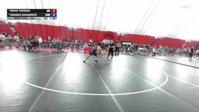 120 lbs Quarterfinal - Briar Vroman, Askren Wrestling Academy vs Branko Navarrete, Cuba City Wrestling Club