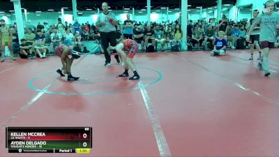 88 lbs Round 1 (4 Team) - Ayden Delgado, Vougar`s Honors vs Kellen McCrea, Lil Shutts